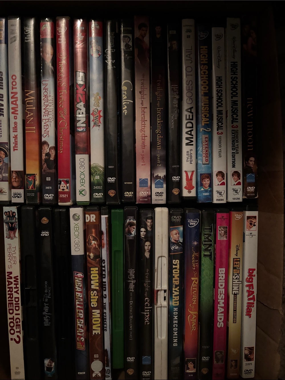 DVD & Xbox 360 Movie and Game Collection - Mixed Titles